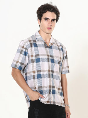 oversized checkered shirt made from lyrac fabric.
lyrac fabric shirts
oversized shirts for men