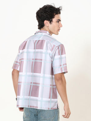 oversized checkered shirt made from lyrac fabric.
lyrac fabric shirts
oversized shirts for men