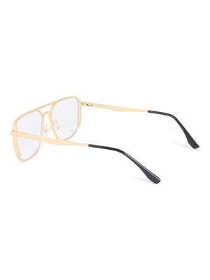Men's Rectangle Sunglass - Baby Gold