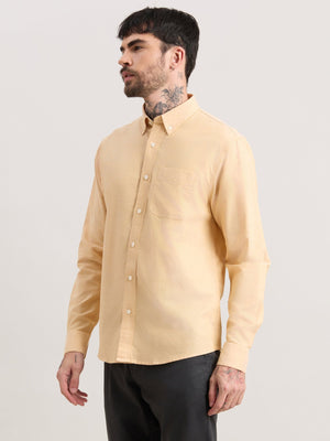 Zena - Relaxed Fit Oxford Shirt - Golden Apricot - Espanshe