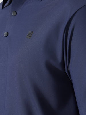 Men's Regular Fit Polo T-Shirt - navy blue