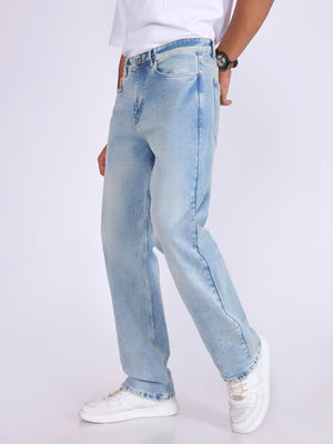 Mus - Straight Fit Jeans - Blue Shade - Espanshe