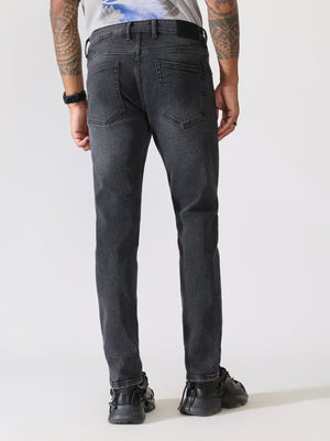 Rafin - Black Shade Skinny Fit Jeans - Espanshe