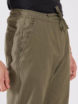 Men's Relaxed Fit Joggers - Dark Olive