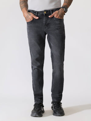 Rafin - Black Shade Skinny Fit Jeans - Espanshe