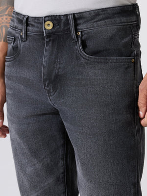 Rafin - Black Shade Skinny Fit Jeans - Espanshe