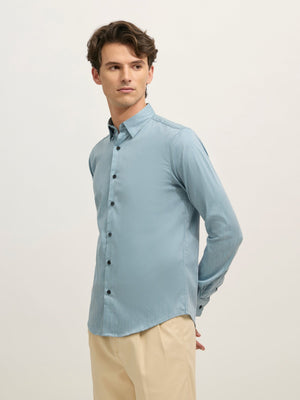 Sylvester - Striped Shirt - Light Blue - Espanshe