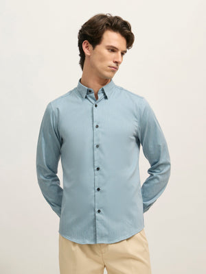 Sylvester - Striped Shirt - Light Blue - Espanshe