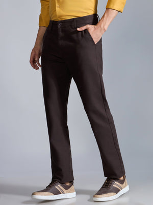 Orren - Slim Fit Cotton Pant - Coffee Bean - Espanshe