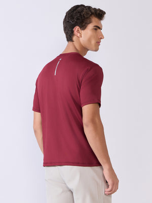 Ash - Sport Fit T-Shirt - Maroon - Espanshe