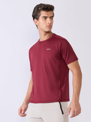 Ash - Sport Fit T-Shirt - Maroon - Espanshe