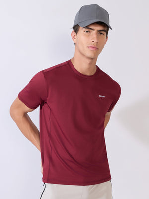 Ash - Sport Fit T-Shirt - Maroon - Espanshe
