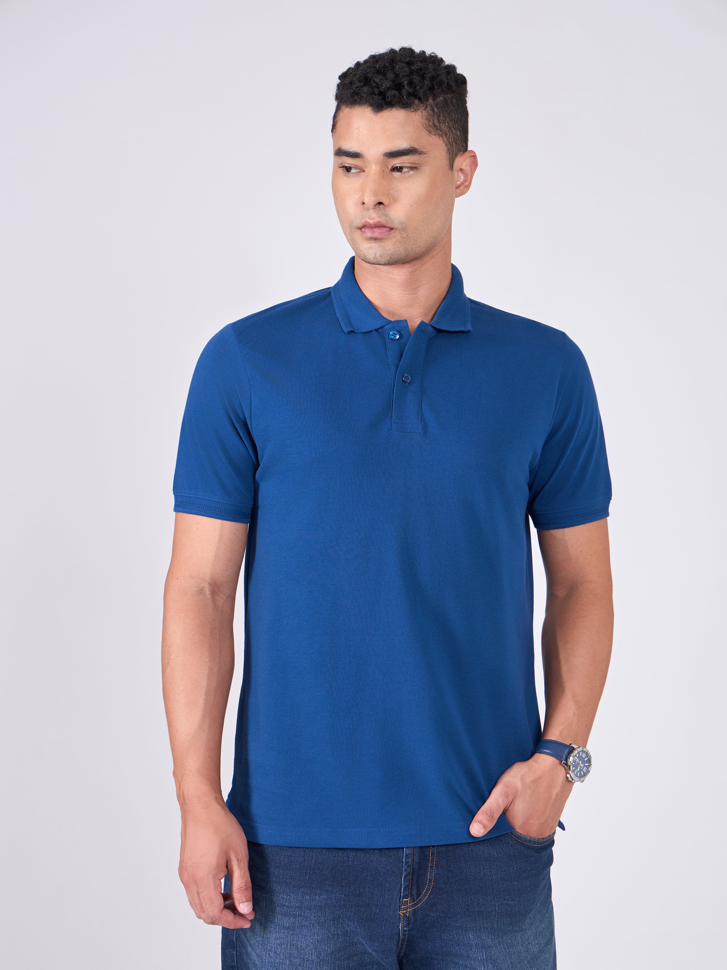 Men's Polo T-Shirt - classic navy