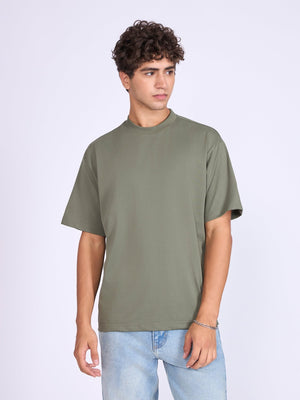 Stirling - Loose Fit T-Shirt - Olive - Espanshe