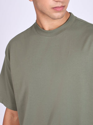 Stirling - Loose Fit T-Shirt - Olive - Espanshe