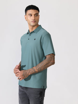 Balance - Regular Fit Polo T-Shirt - Hunter Green - Espanshe