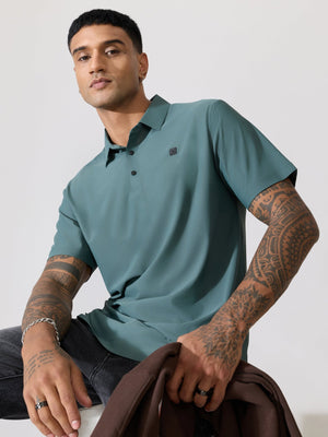 Balance - Regular Fit Polo T-Shirt - Hunter Green - Espanshe