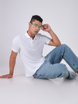 Men's Polo T-Shirt - white