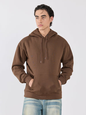 Leandris - Pullover Hoodie - Mid Brown - Espanshe