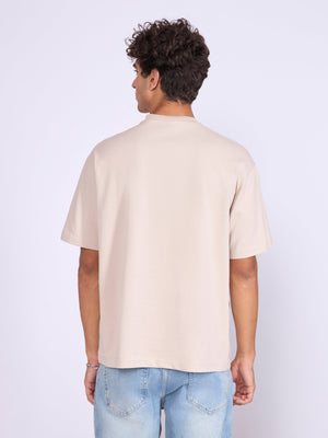 Stirling - Loose Fit T-Shirt - Chalk - Espanshe