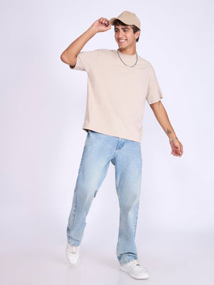 Stirling - Loose Fit T-Shirt - Chalk - Espanshe