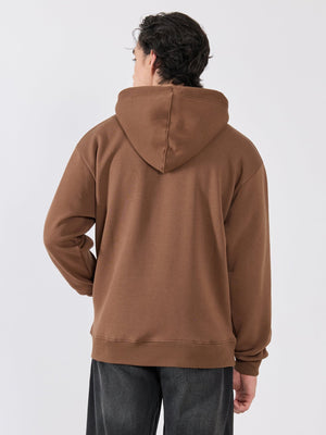Leandris - Pullover Hoodie - Brown - Espanshe