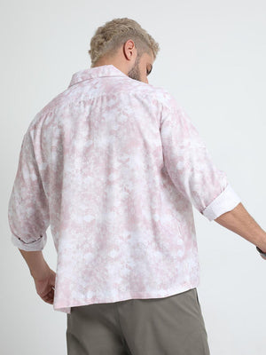 Men Oversized Cuban Collar Surf Crest Shirt - Espanshe