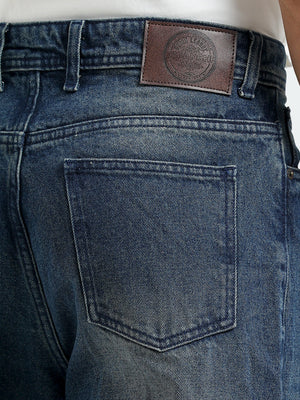 loose fit jean with patches and distress
Loose fit pants for men
patched pants or men