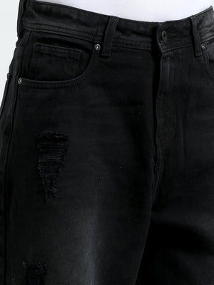 loose fit jean with patches and distress
Loose fit pants for men
patched pants or men