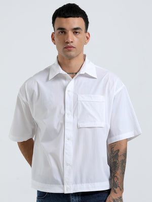 Warn NS Half Sleeve Shirt - White - Espanshe