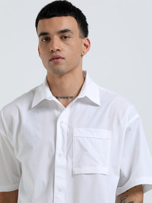 Warn NS Half Sleeve Shirt - White - Espanshe