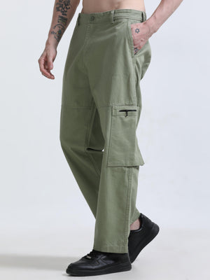 Makle Cargo Pant Green - Espanshe