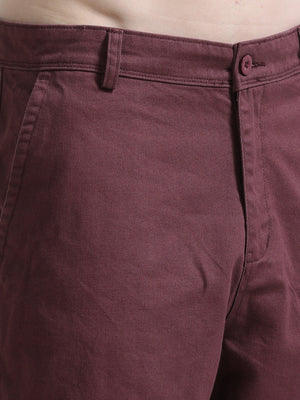 Makle Cargo Pant Wine Red - Espanshe