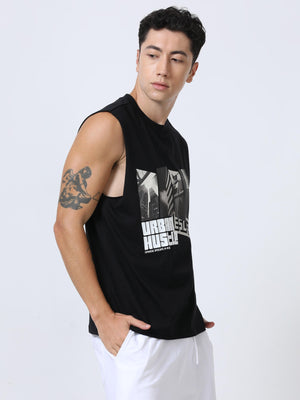 Sleevless printed t-shirt ,perfect for casual wears
sleevless t-shirt for men