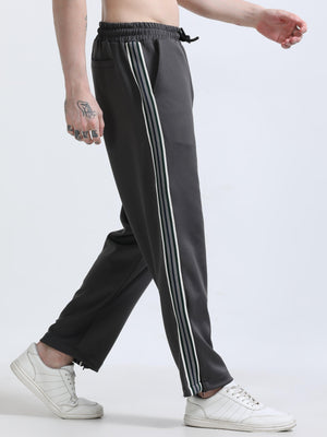 premium Stripped track pants with zippered bottoms
track pants for men
daily wear trackpants for men