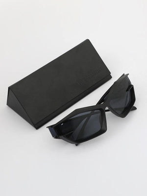 Cat Eye Sunglass - Black - Espanshe