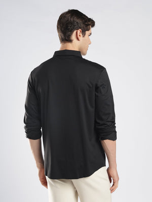 Fatal - Triple Black Stone Embellished Shirt - Espanshe