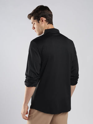 Fatal - Floral Printed Shirt - Black - Espanshe