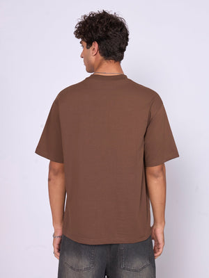 Stirling - Loose Fit T-Shirt - Brown - Espanshe