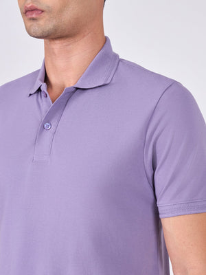 Norwell - Polo T-Shirt - Dusted Grape - Espanshe