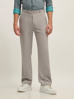 Lars - Straight Fit Formal Pant - Gray - Espanshe