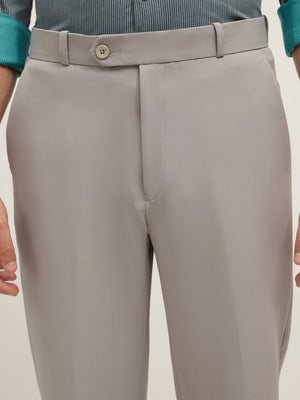 Lars - Straight Fit Formal Pant - Gray - Espanshe