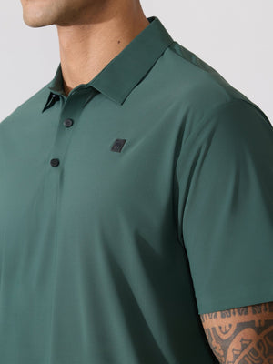 Balance - Regular Fit Polo T-Shirt - Dark Green - Espanshe