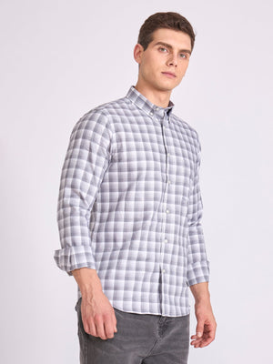 Quint - Check Shirt - Classic Grey - Espanshe