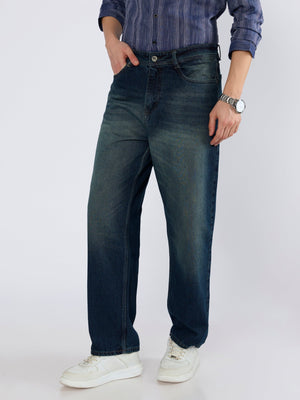 Raast - Relaxed Fit Jeans - Dark Blue Shade - Espanshe