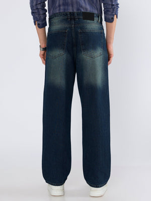 Raast - Relaxed Fit Jeans - Dark Blue Shade - Espanshe