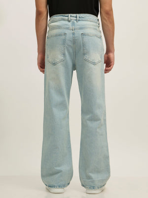 Fernando - Flared Fit Jeans - Blue Shade - Espanshe