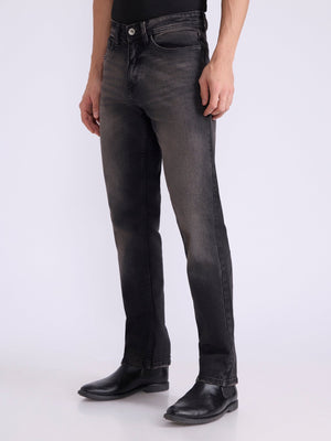 Yulia - Straight Fit Jeans - Black Shade - Espanshe