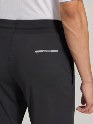 Men's Track Pant -in Dark Gray color with drawstring.