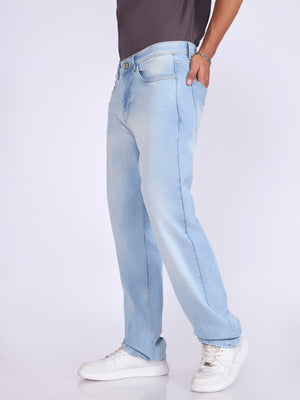 Mus - Straight Fit Jeans - Light Blue - Espanshe